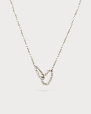 Small Connected Necklace Silver