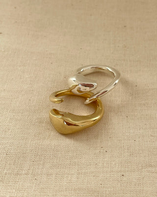 Ophidian snake ring (Silver, Gold)