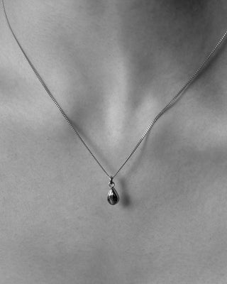 Mini Rain Necklace Silver