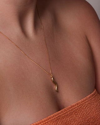 Gold Form Necklace