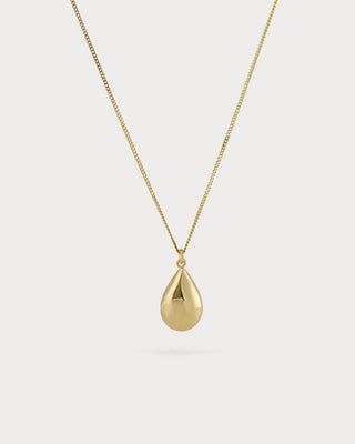 Gold Rain Pendant Necklace