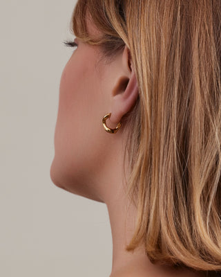Undercurrent Earrings Gold