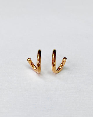 Swirl Earrings (Silver or Gold Plated)