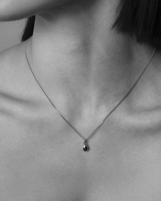 Mini Rain Necklace Silver