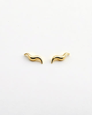 Morphus Stud Earrings - 9 kt gold
