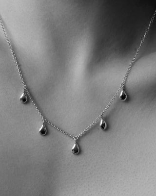 Raindrops Necklace Gold