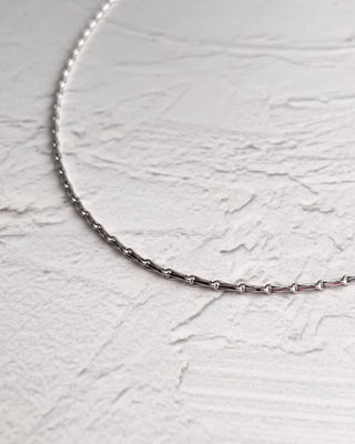 Intention Chain Necklace Silver