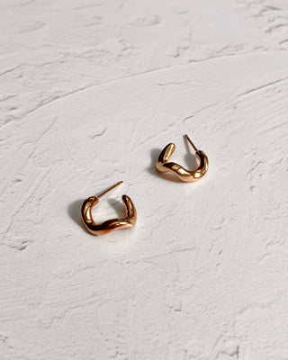 Undercurrent Earrings Gold