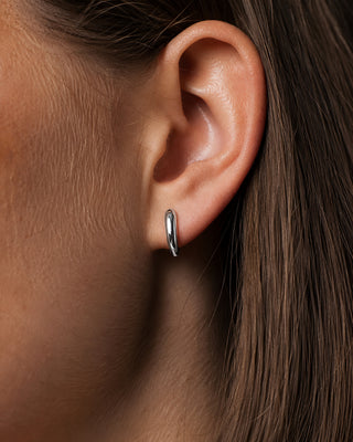 Curl Earrings Silver
