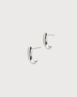 Curl Earrings Silver