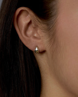 Mini Rain Earrings Silver