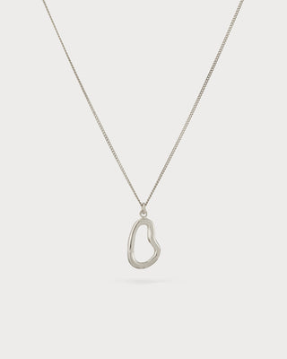 Silver Small Abstract Necklace
