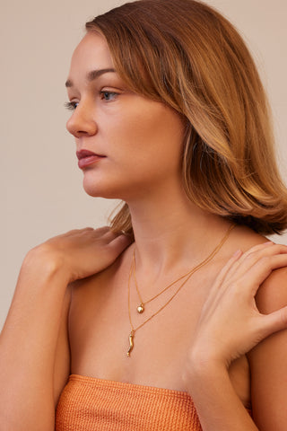 Form Necklace Gold