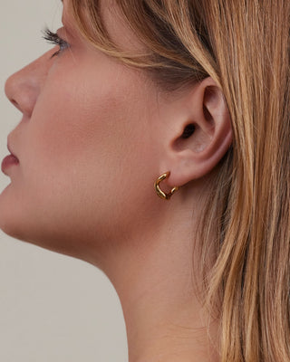 Undercurrent Earrings Gold