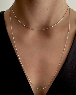 Glimmer Chain Silver